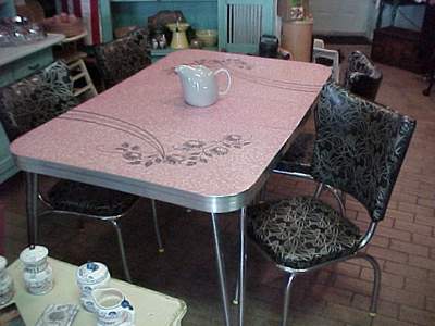 Chrome and Vinyl Dinette