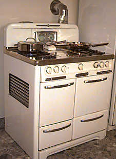 Circa 1950s gas range